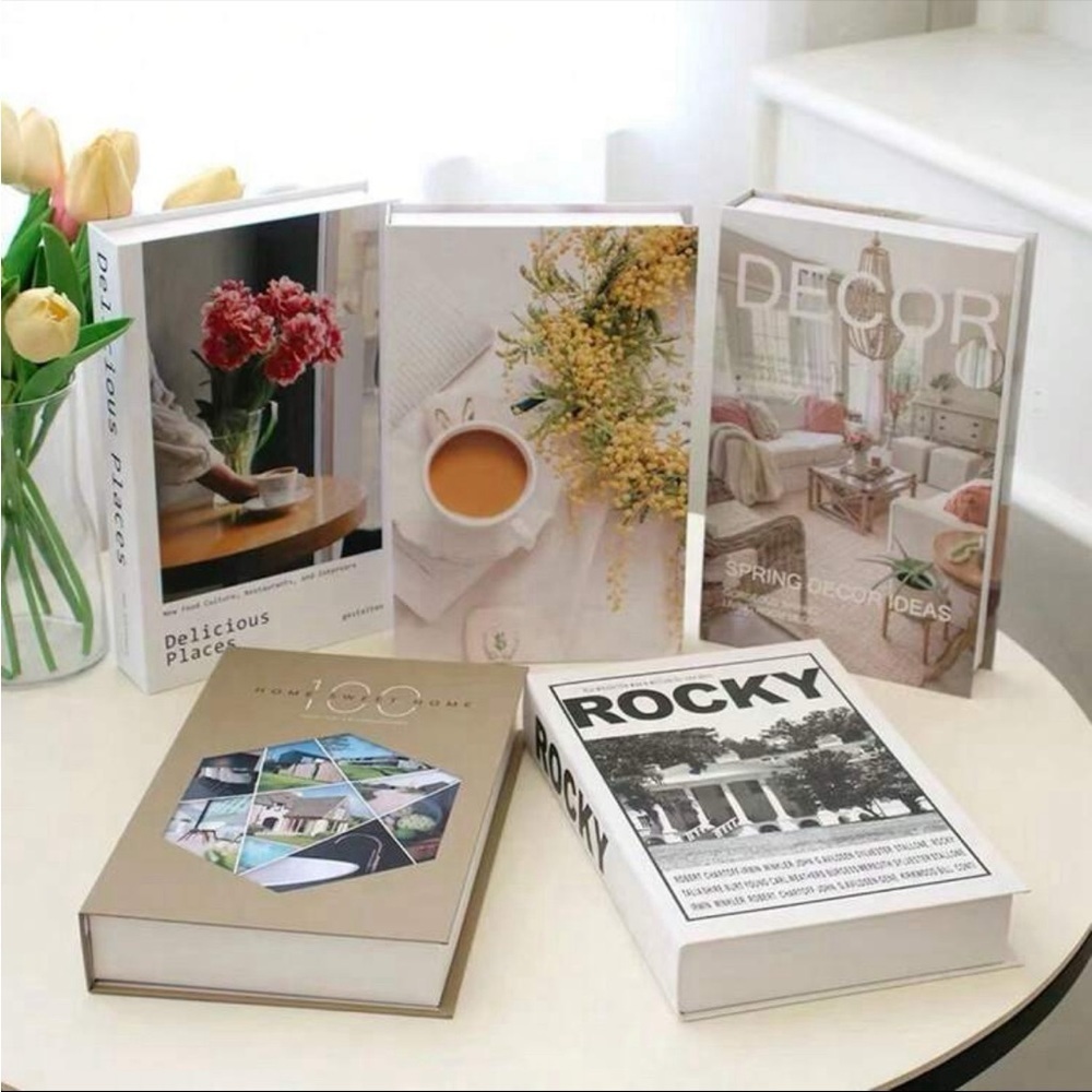 Designer Inspired Coffee Table Faux Luxe Book
